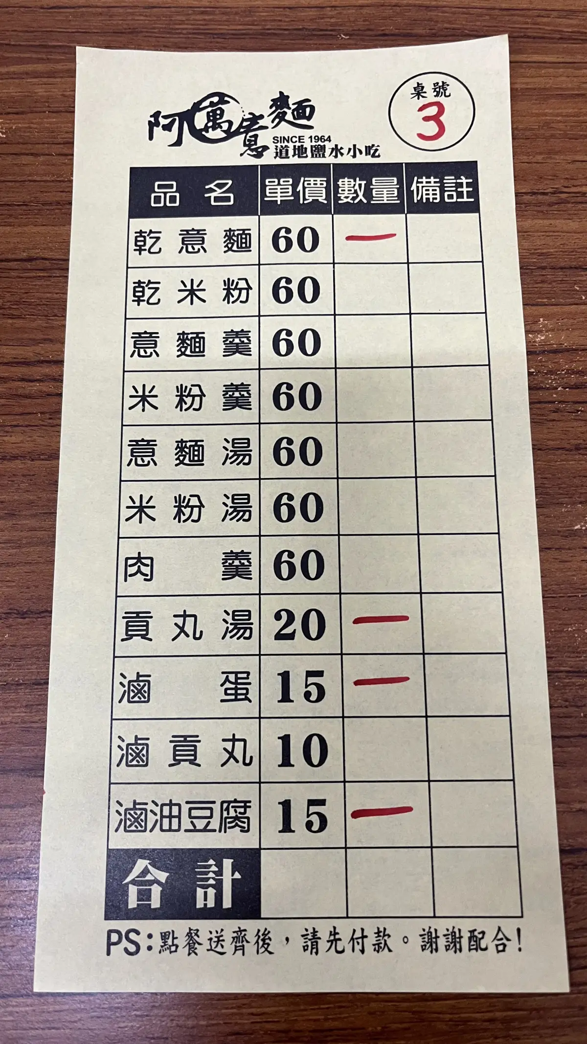 阿萬意麵